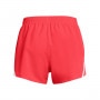 mini: Damskie spodenki do biegania Under Armour UA Fly By 3'' Shorts - czerwone (6)