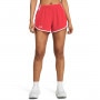 mini: Damskie spodenki do biegania Under Armour UA Fly By 3'' Shorts - czerwone (2)
