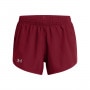 mini: Damskie spodenki do biegania Under Armour UA Fly By 3'' Shorts - czerwone (4)