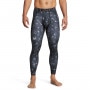 Męskie legginsy treningowe Under Armour UA Hg Armour Prtd Lgs - szare