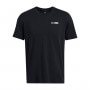 mini: Męski t-shirt z nadrukiem Under Armour UA HW Armour Label SS - czarny (4)