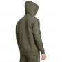 mini: Męska bluza dresowa nierozpinana z kapturem Under Armour UA Icon Fleece Hd Taping - khaki (2)