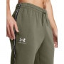 Męskie spodnie dresowe Under Armour UA Icon Fleece Jogger Taping - zielone