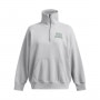 mini: Damska bluza dresowa nierozpinana bez kaptura Under Armour UA Icon Hwt Terry Os Qz - szara (4)