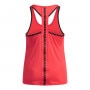 Damski top treningowy Under Armour Knockout Tank - czerwony