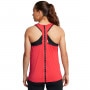 Damski top treningowy Under Armour Knockout Tank - czerwony