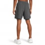 mini: Męskie spodenki do biegania Under Armour UA Launch 7'' 2-IN-1 Short - szare (3)