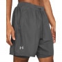 mini: Męskie spodenki do biegania Under Armour UA Launch 7'' 2-IN-1 Short - szare (4)