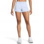 mini: Damskie spodenki do biegania Under Armour UA Launch Pro 3'' Shorts - niebieskie (2)