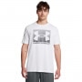  UNDER ARMOUR Męski tshirt z nadrukiem Under Armour UA M Boxed Sports Updated Ss  biały Biały