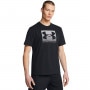  UNDER ARMOUR Męski tshirt z nadrukiem Under Armour UA M Boxed Sports Updated Ss  czarny Czarny
