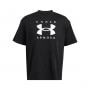 mini: Męski t-shirt z nadrukiem Under Armour UA M Hw Os Branded Ss - czarny (3)