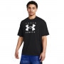  UNDER ARMOUR Męski tshirt z nadrukiem Under Armour UA M Hw Os Branded Ss  czarny Czarny