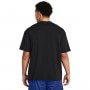 mini: Męski t-shirt z nadrukiem Under Armour UA M Hw Os Branded Ss - czarny (2)