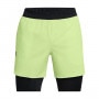 mini: Męskie spodenki treningowe Under Armour UA Vanish Elite 2in1 Short - zielone (5)