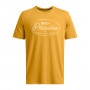 mini: Męski t-shirt z nadrukiem Under Armour Project Rock Made Not Born Short Sleeve - żółty  (4)