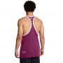 Męski top treningowy Under Armour Project Rock Racer Tank Boh - fioletowy