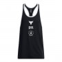 Męski top treningowy Under Armour Project Rock Racer Tank Boh - czarny 