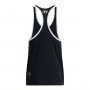 Męski top treningowy Under Armour Project Rock Racer Tank Boh - czarny 