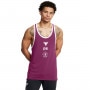 UNDER ARMOUR Męski top treningowy Under Armour Project Rock Racer Tank Boh  fioletowy Fioletowy