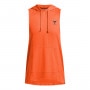 mini: Męski top treningowy Under Armour UA Men's Project Rock Sleeveless Hoodie - pomarańczowy  (3)
