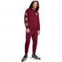 UNDER ARMOUR Męskie spodnie dresowe Under Armour UA Rival Fleece Joggers  czerwone Czerwony