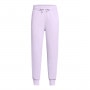 UNDER ARMOUR Dziewczęce spodnie dresowe Under Armour UA Rival Fleece Joggers  fioletowe Fioletowy