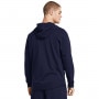 mini: Męska bluza dresowa rozpinana z kapturem Under Armour UA Rival Terry Lc Fz - granatowa (2)