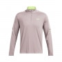 mini: Męski longsleeve treningowy Under Armour UA Tech Utility 1/4 Zip - beżowy (4)