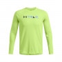 mini: Męski longsleeve do biegania Under Armour UA Trail Run Graphic Ls - zielony (3)