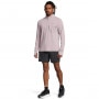 mini: Męski longsleeve do biegania Under Armour UA Trail Run Quarter Zip - beżowy (3)