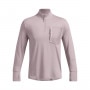 mini: Męski longsleeve do biegania Under Armour UA Trail Run Quarter Zip - beżowy (5)
