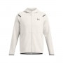 mini: Męska bluza dresowa rozpinana z kapturem Under Armour UA Unstoppable Fleece Full-Zip - beżowa (5)