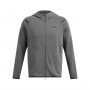mini: Męska bluza dresowa rozpinana z kapturem Under Armour UA Unstoppable Fleece Full-Zip - szara (5)