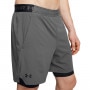 mini: Męskie spodenki treningowe Under Armour UA Vanish Woven 2in1 Shorts - szare (4)