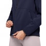 mini: Damska bluza treningowa rozpinana z kapturem Under Armour Unstoppable Fleece FZ - granatowa (3)