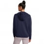 mini: Damska bluza treningowa rozpinana z kapturem Under Armour Unstoppable Fleece FZ - granatowa (2)