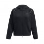mini: Damska bluza treningowa rozpinana z kapturem Under Armour Unstoppable Fleece FZ - czarna (5)