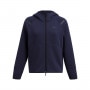 mini: Damska bluza treningowa rozpinana z kapturem Under Armour Unstoppable Fleece FZ - granatowa (5)