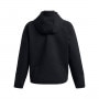mini: Damska bluza treningowa rozpinana z kapturem Under Armour Unstoppable Flc Txt Fz - czarna (5)