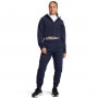 mini: Damska bluza treningowa rozpinana z kapturem Under Armour Unstoppable Flc Txt Fz - granatowa (3)