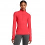 UNDER ARMOUR Damski longsleeve treningowy Under Armour Vanish Cw 1/2 Zip  czerwony Czerwony