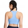 Biustonosz treningowy Under Armour Vanish Seamless Mid Bra - niebieski