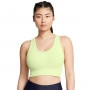 Biustonosz treningowy Under Armour Vanish Seamless Mid Bra - zielony