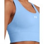 Biustonosz treningowy Under Armour Vanish Seamless Mid Bra - niebieski