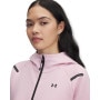 mini: Damska bluza treningowa rozpinana z kapturem Under Armour Unstoppable Fleece FZ - różowa (3)