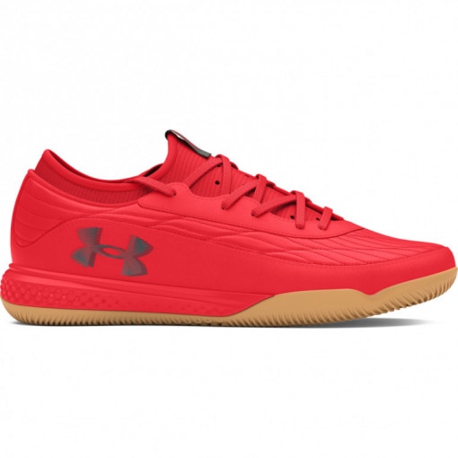  UNDER ARMOUR Buty piłkarskie halówki uniseks Under Armour UA Magnetico Select 4 Indoor  czerwone Czerwony