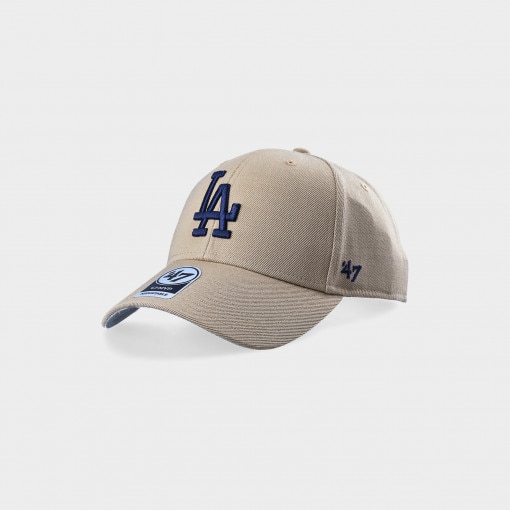47 BRAND Czapka z daszkiem uniseks 47 Brand  Los Angeles Dodgers 47 MVP  khaki Khaki