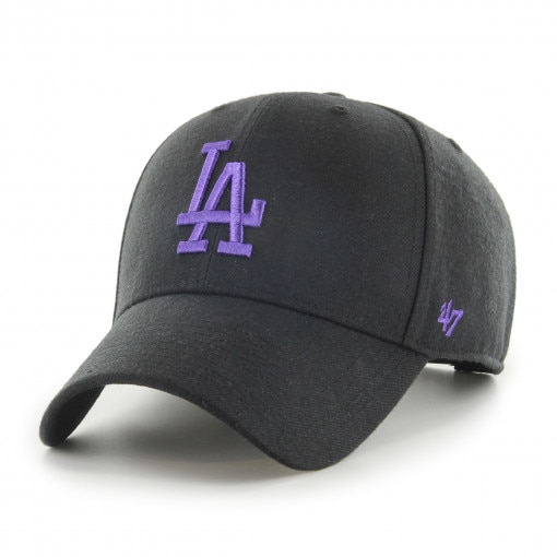 47 BRAND Czapka z daszkiem uniseks 47 Brand Los Angeles Dodgers  czarna Głęboka czerń  melanż