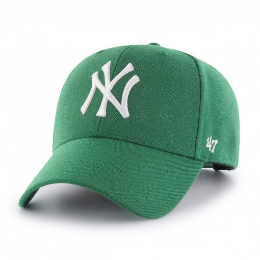 47 BRAND Czapka z daszkiem uniseks 47 BRAND New York Yankees  zielona Zielony